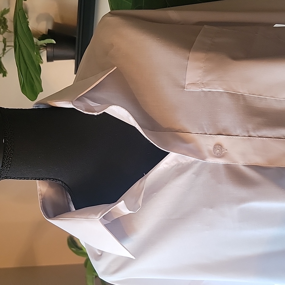 Daniel Ellissa Shirt Men's Neck 17 White Button D… - image 2